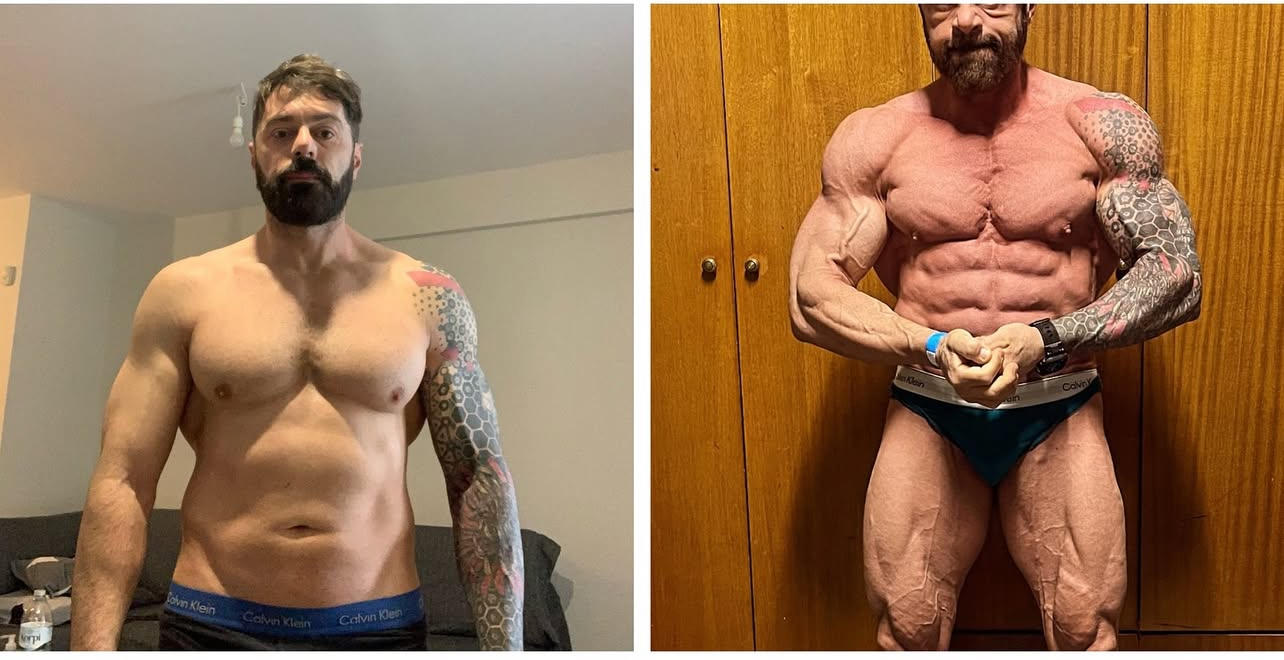 Athlete · M, 38 — Contest Prep transformation
