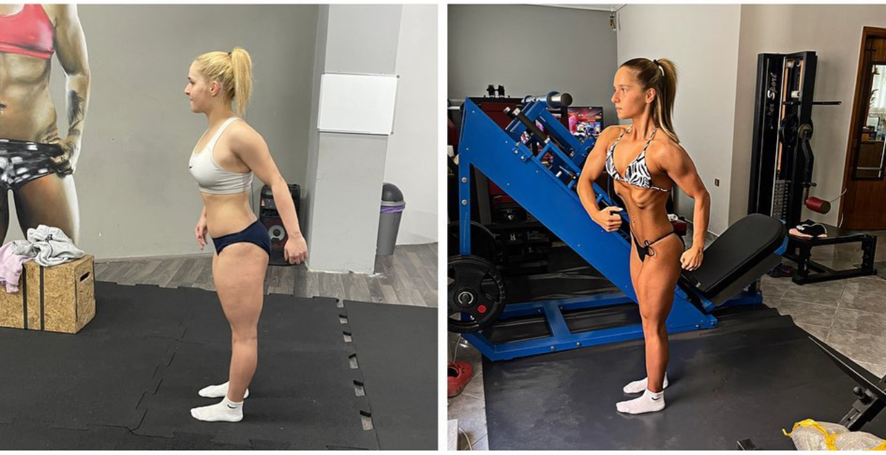 Athlete · F, 24 — Contest Prep transformation